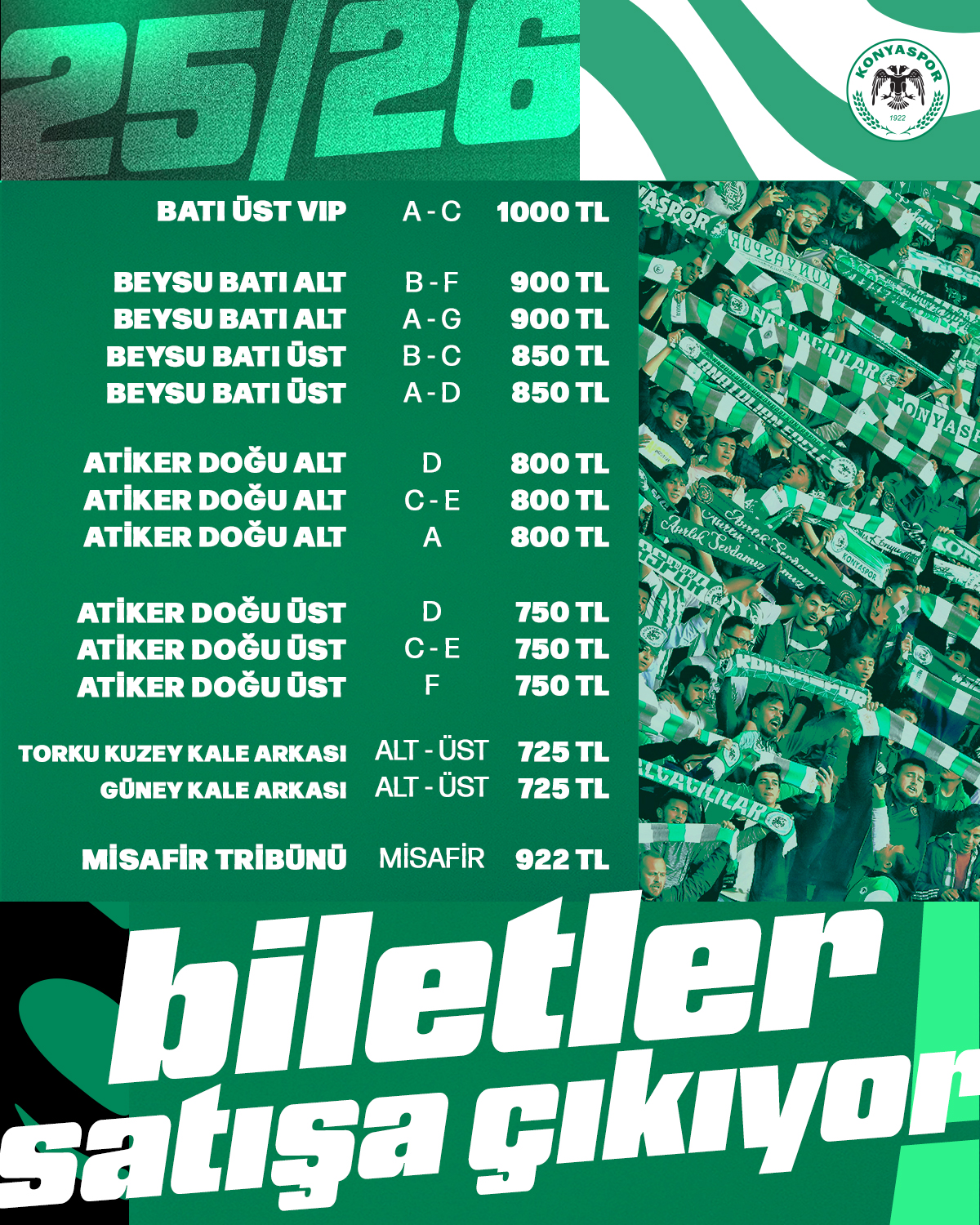 Süper Lig Başlıyor: Göztepe Maçı Biletleri Satışta, Camiamız Takımımızı Bekliyor!